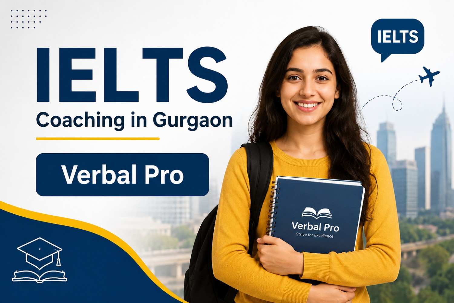 IELTS coaching in Gurgaon with Verbal Pro for all four test skills